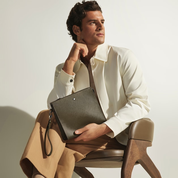 Clutch in Sartorial Leather - 2