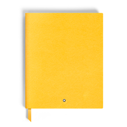 Großes Notizbuch aus Sartorial Leder, Linierte Seiten