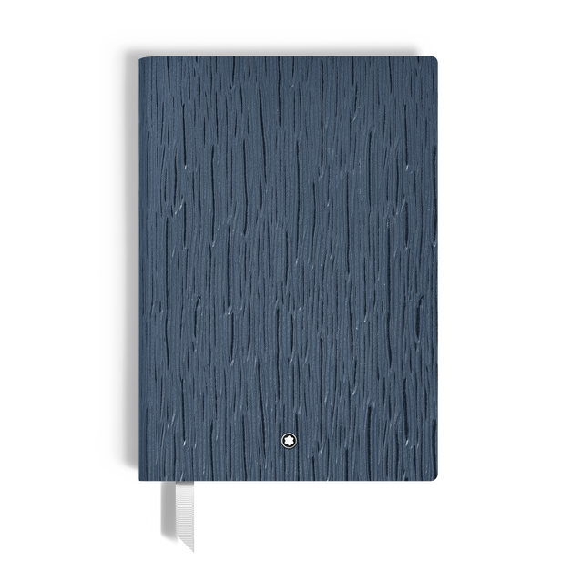 Medium Notebook, Corteccia Leather, Blue – Lined Pages - 1