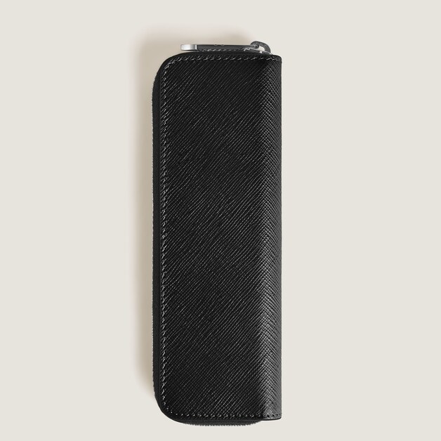 Étui pour 1 Instrument d'Écriture Zippé en Cuir Sartorial - 4