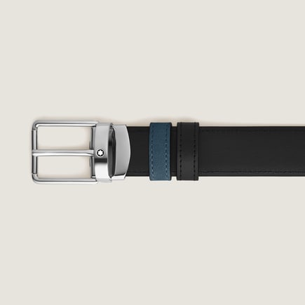 Everyday Buckle Velvet Blue/Black 30 mm Reversible Leather Belt