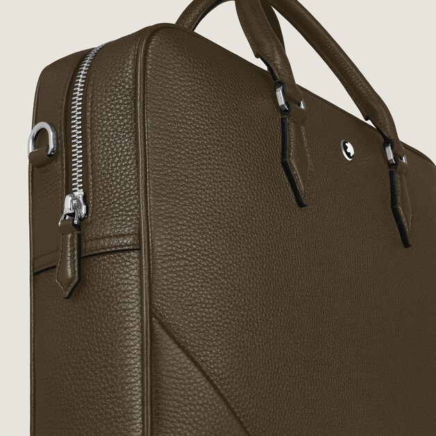 Medium Briefcase in Grain Leather - 3