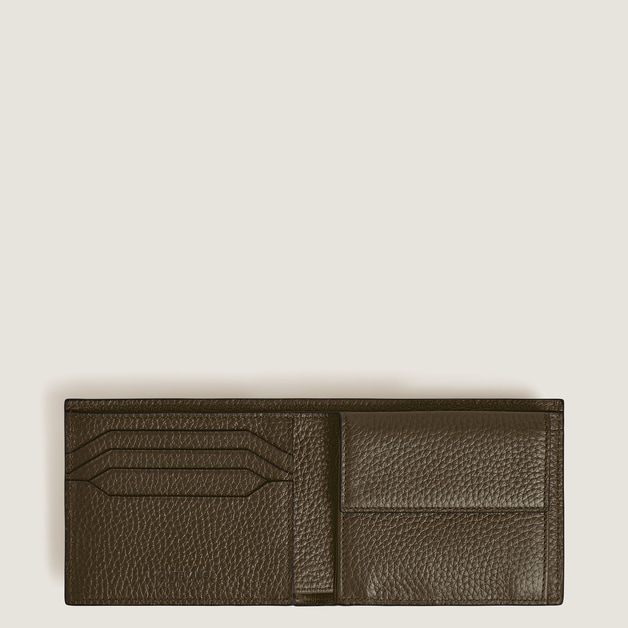 Wallet 4cc with Coin Case in Grain Leather - 5
