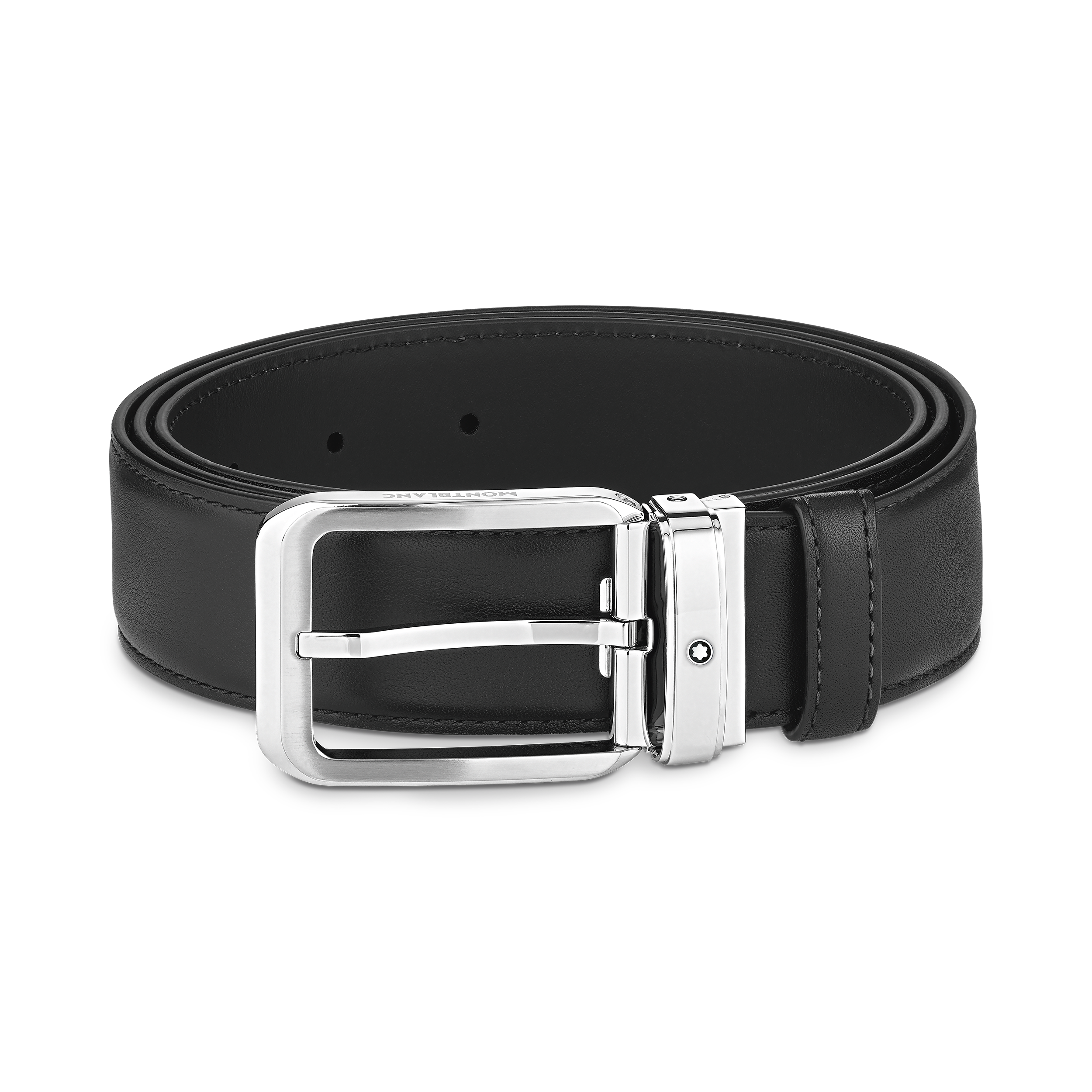 Rectangular 35&nbsp;mm Belt in Leather