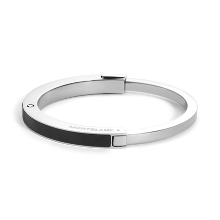 Bangle in Steel with Extreme Pattern