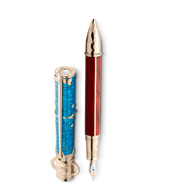 Patron of Art Homage to Moctezuma I Limited Edition 87 Fountain Pen - 1