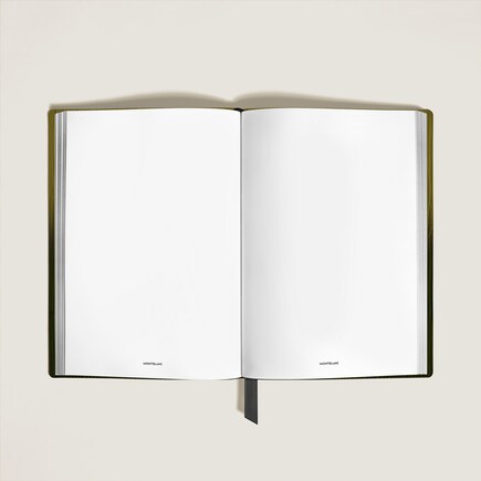 Large Notebook in Corteccia Sfumato Leather, Blank Pages
