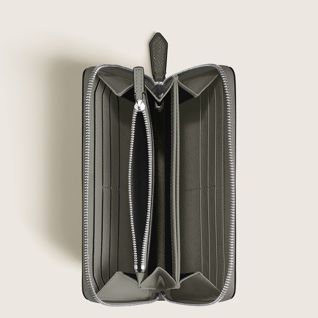 Continental Wallet 12cc with zip in Sartorial Leather - 4