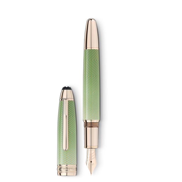 Meisterstück Calligraphy Solitaire Celadon Dégradé Fountain Pen Curved Nib - 1