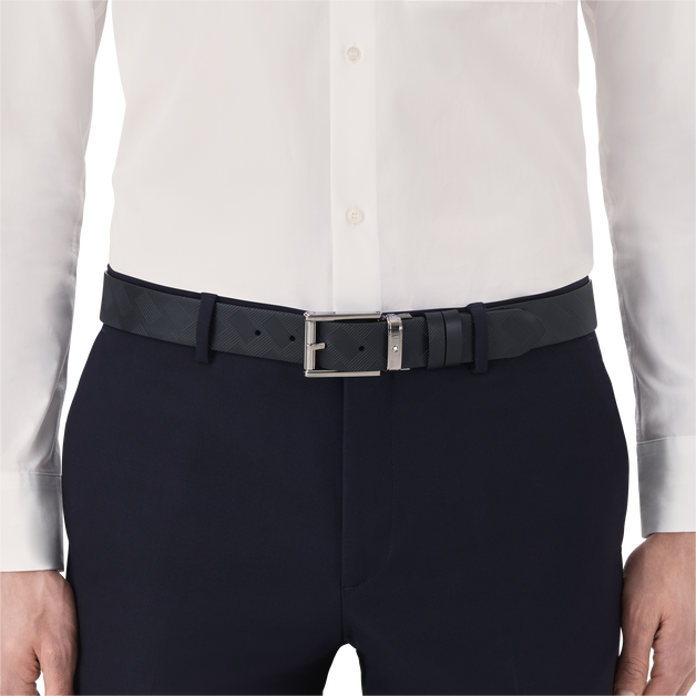 Rectangular 35 mm Belt in Extreme Leather - 2