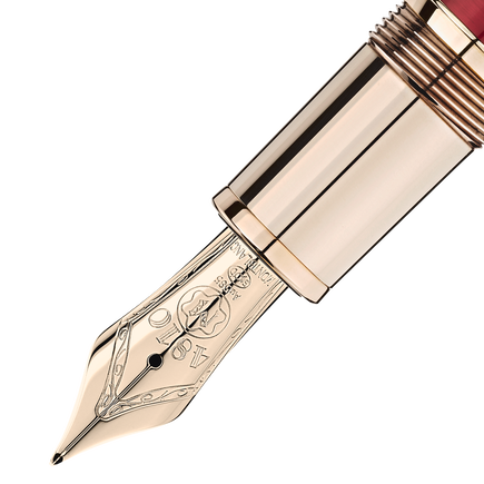 Meisterstück Calligraphy Solitaire Burgundy Lacquer Fountain Pen