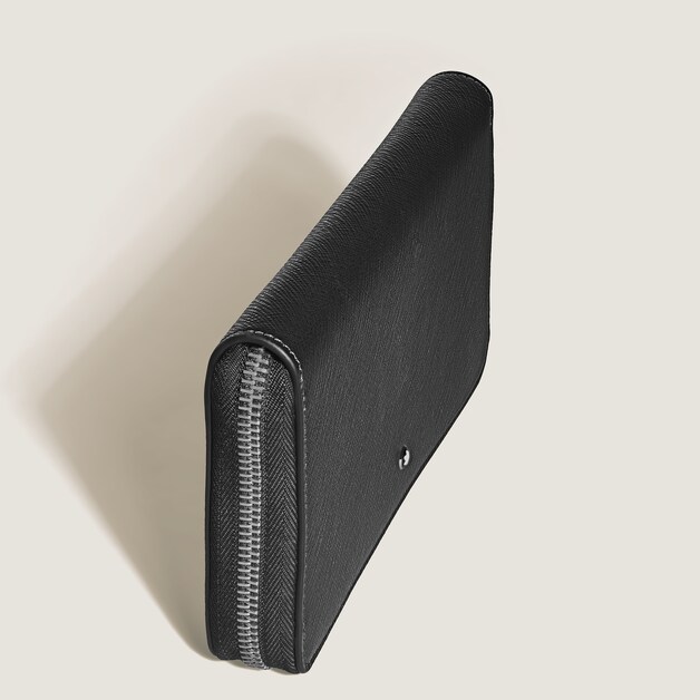 Sartorial Cartera con cremallera para 12 tarjetas - 4