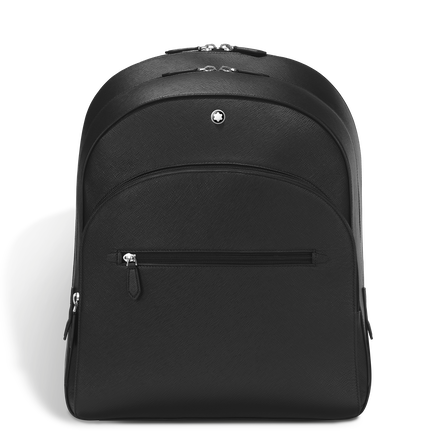 Large Backpack with 3 Compartments in Sartorial Leather