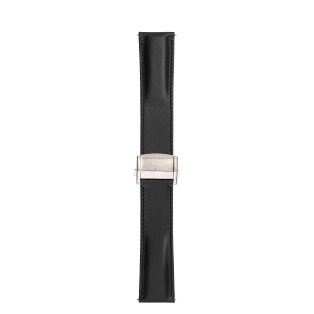 Bracelet en cuir noir - 1