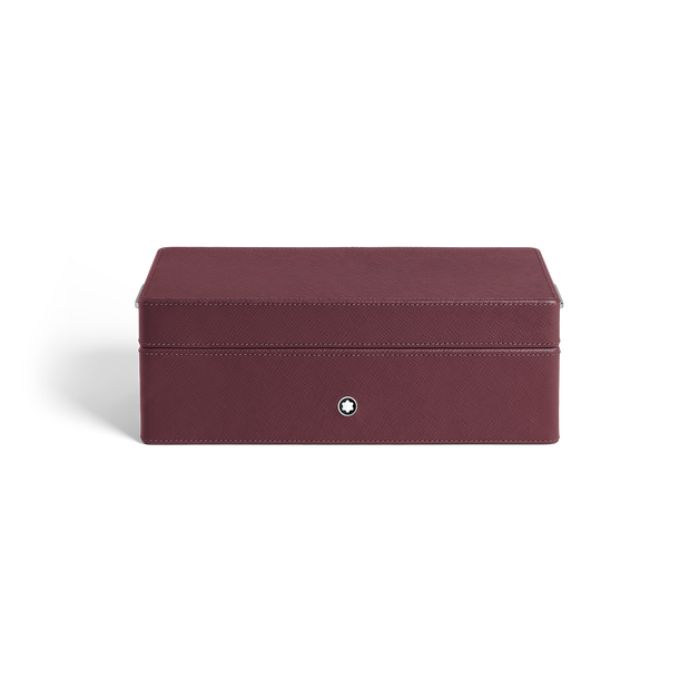 Pen Holder in Cassis Leather - 1