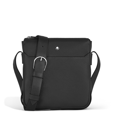Vertical Belt Messenger Bag in Sartorial Leather