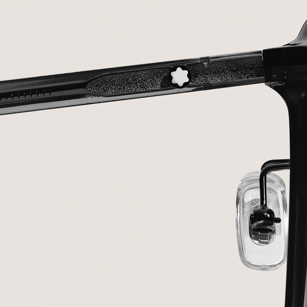 Oval Sunglasses with Acetate Black Frame - 3