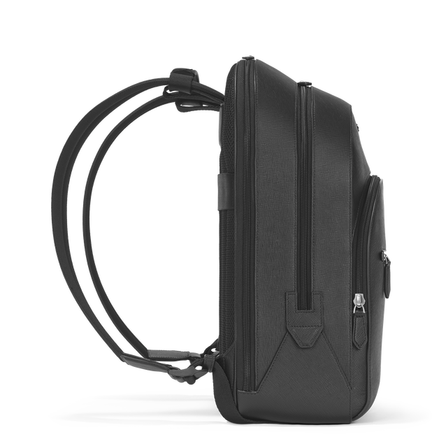 Rucksack Gro&szlig; mit 3 F&auml;chern aus Sartorial Leder - 5