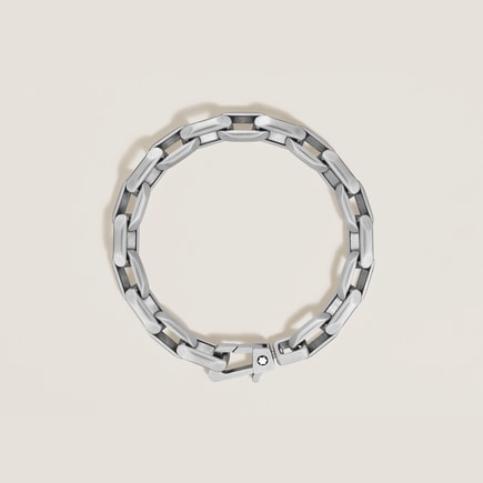 Bracelet in Steel with Octagonal Shaped Chain