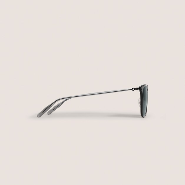 Rectangular Sunglasses with Black Injection Frame  - 2