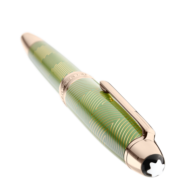 Meisterst&uuml;ck Calligraphy Solitaire Celadon D&eacute;grad&eacute; Fountain Pen Curved Nib - 5