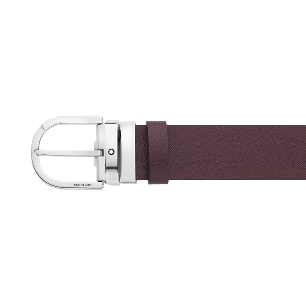 Horseshoe 35 mm Reversible Belt in Sartorial Leather - 4