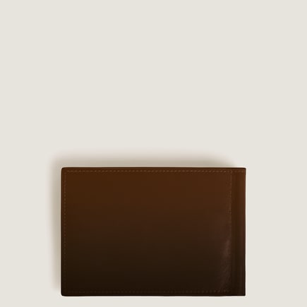 Wallet 6cc with Money Clip in Meisterstück Sfumato Leather