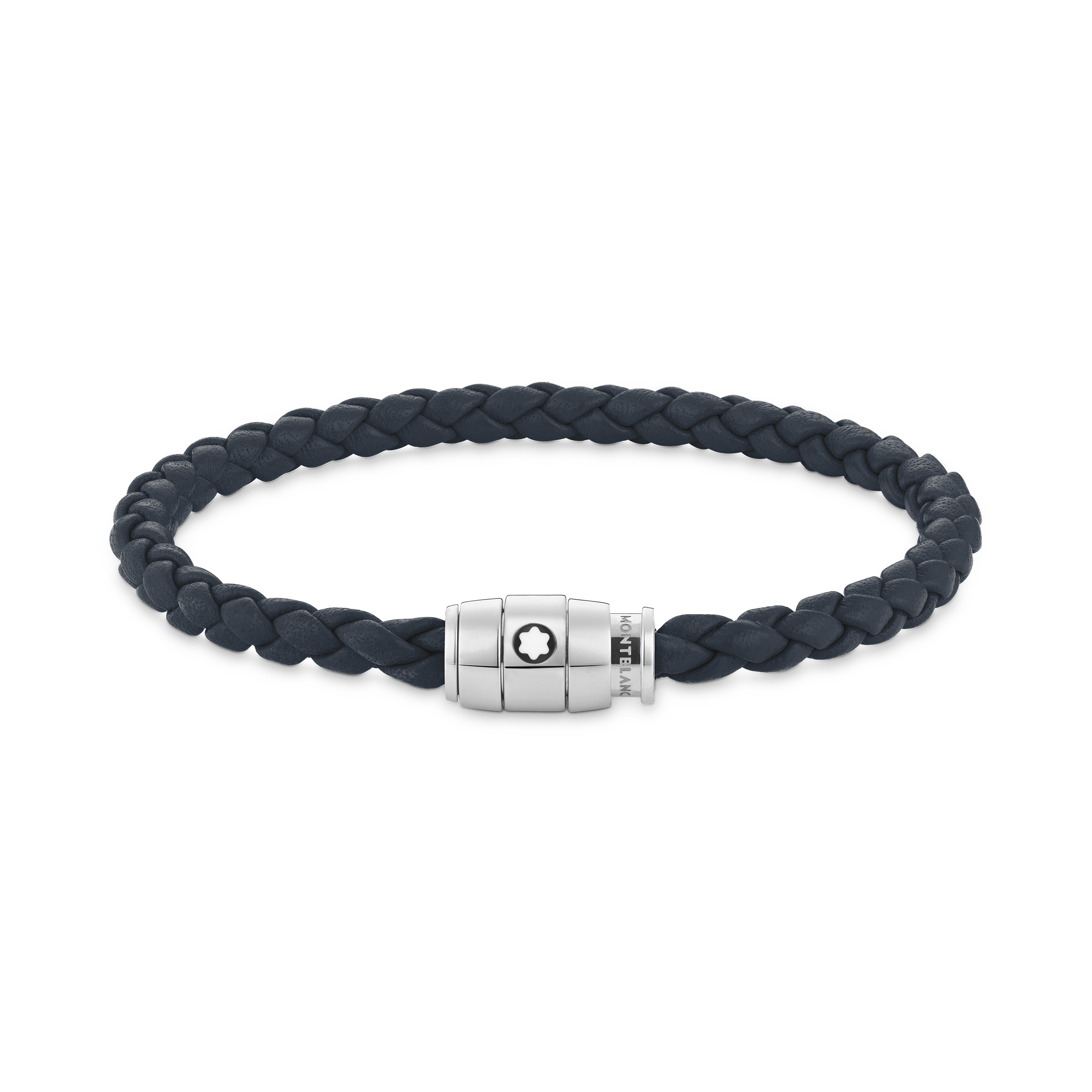 سوار كبير الحجم، جلد ناعم، لون أزرق سماوي