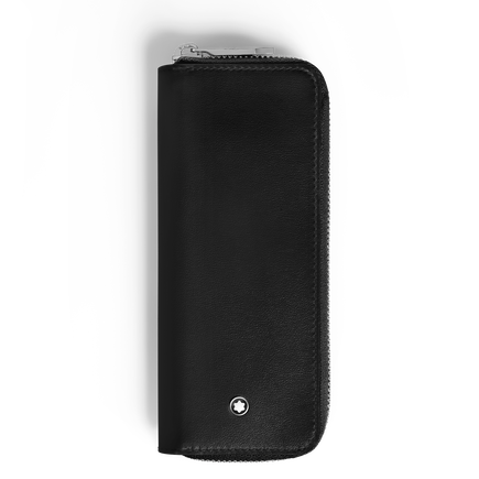 2-Pen Pouch with Zip in Meisterst&uuml;ck Leather