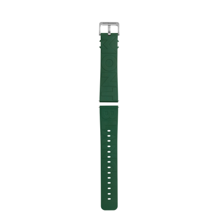 Green Rubber Strap with Logo
