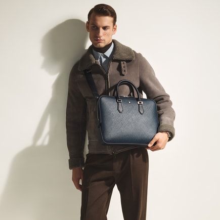 Thin Briefcase in Sartorial Leather