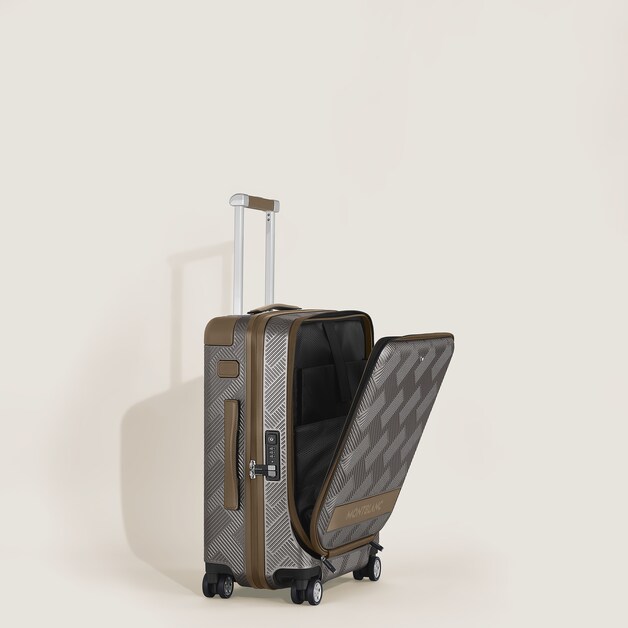 #MY4810 Cabin Suitcase with Front Pocket - 9