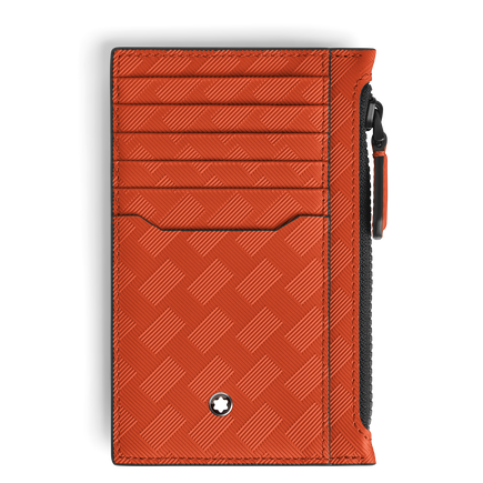 Porte-Cartes 8cc Zippé en Cuir Extreme