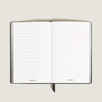 Large Notebook in Sartorial Leather, Lined Pages