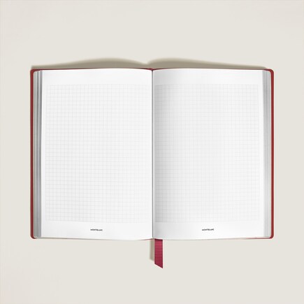 Carnet Moyen Format en Cuir Sartorial, Pages Quadrillées