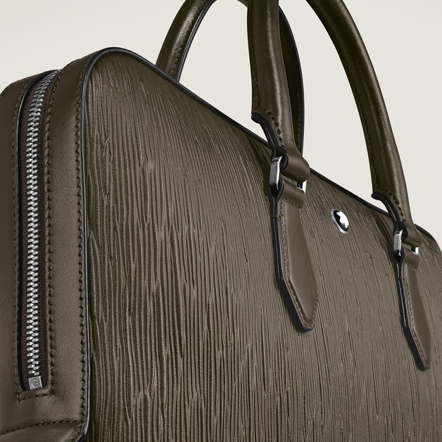 Thin Briefcase in Corteccia Sfumato Leather - 3