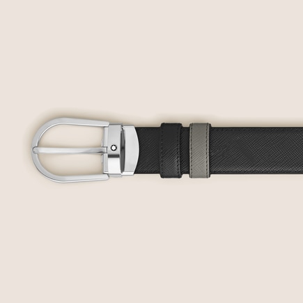 Horseshoe 30 mm Reversible Belt in Sartorial Leather