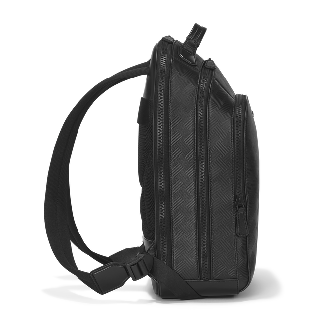 Medium Backpack with 3 Compartments in Extreme Leather - 4