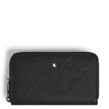 Cartera Continental Mediana para 12 Tarjetas con Cremallera de Piel Sartorial