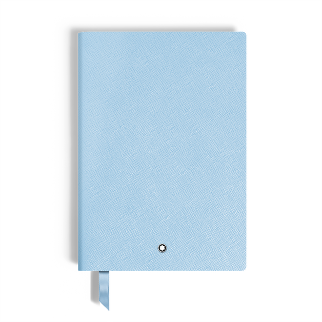 Notebook Medium, Saffiano Leather, Pale Blue - Lined Pages - 1