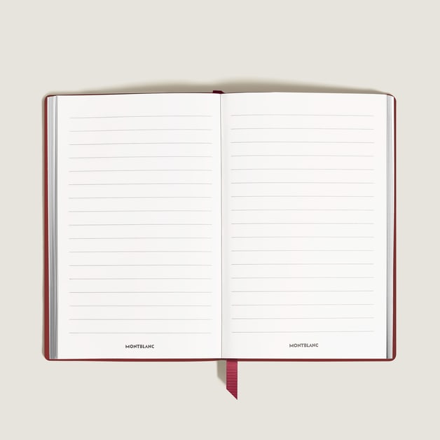 Large Notebook, Saffiano Leather, Red – Lined Pages - 2