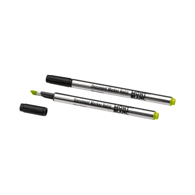 2x Document Marker Refills, Luminous Green - 2