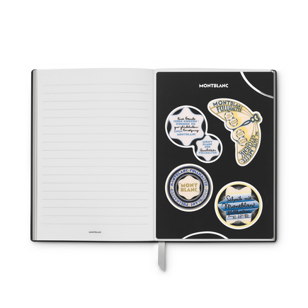 Meisterstück 100 years, Cuaderno #146 pequeño, negro - con líneas