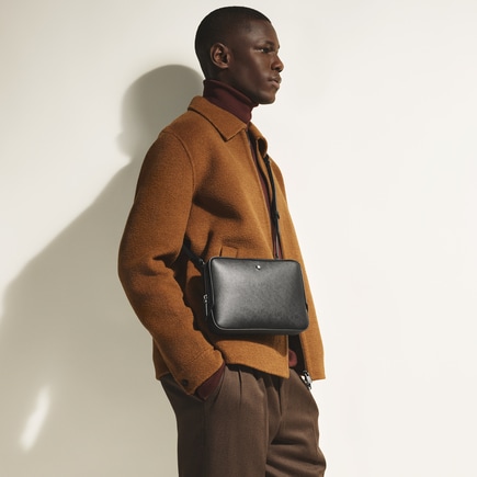 Kleine Umhängetasche aus Sartorial Leder