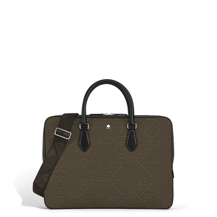 Thin Briefcase in 4810 Jaquard