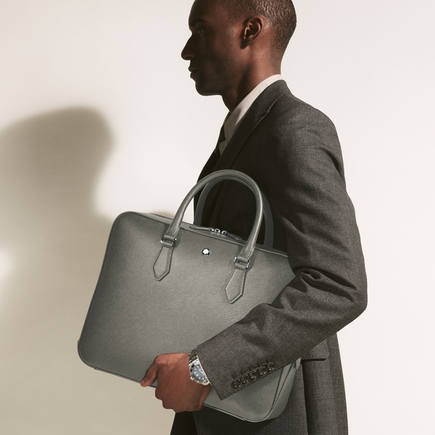 Maletín Mediano de Piel Sartorial - 5