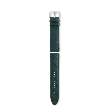 Green Montblanc Extreme 3.0 calf strap with pin buckle
