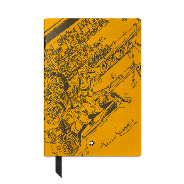 Notebook #146 small, Great Characters Enzo Ferrari, Giallo Modena - Lined - 1