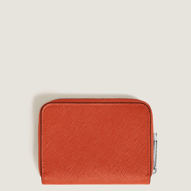 Mini-Brieftasche 2 cc mit Rei&szlig;verschluss aus Sartorial Leder - 3