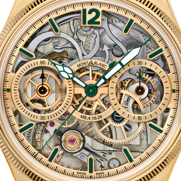 Montblanc 1858 The Unveiled Secret Minerva Monopusher Chronograph Limited Edition - 18 pieces - 6